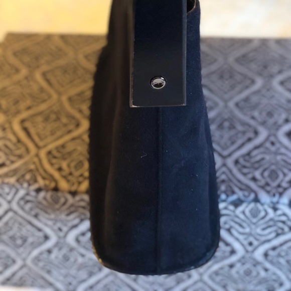 Salvatore Ferragamo Authentic Vintage Purse, Black Leather Strap, Flap&Bottom - Picture 5 of 7